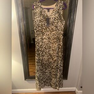 Rachel Zoe Leopard Print Maxi Dress